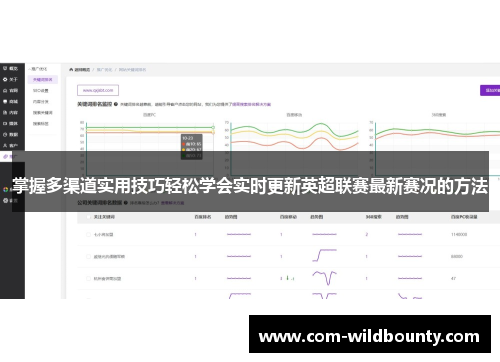 掌握多渠道实用技巧轻松学会实时更新英超联赛最新赛况的方法 掌握多渠道实用技巧轻松学会实时更新英超联赛最新赛况的方法